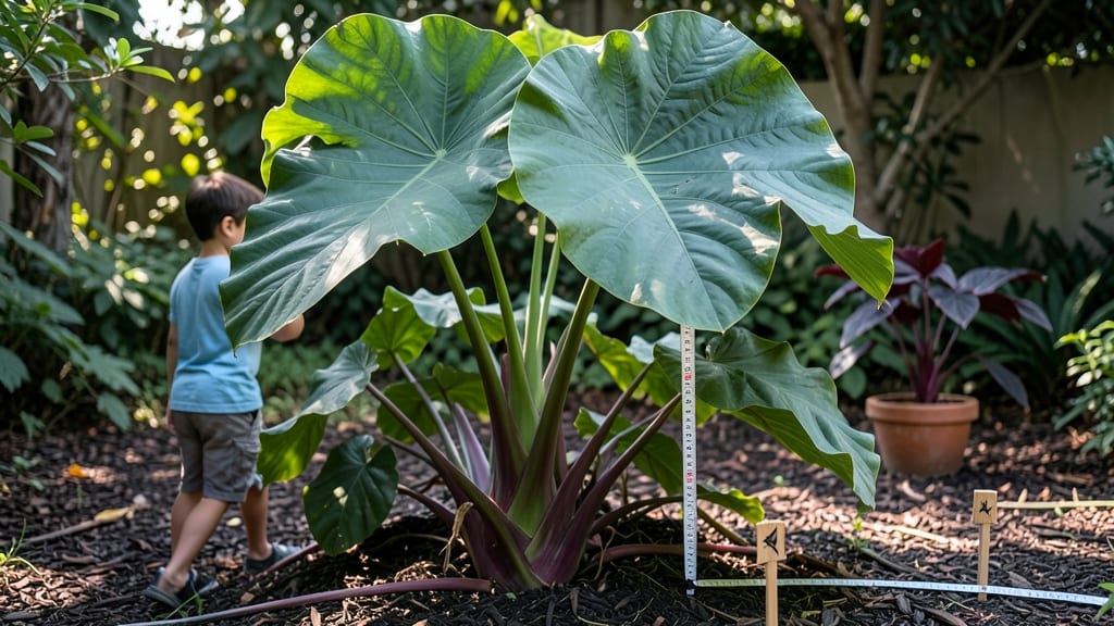 How Tall Do Elephant Ear Plants Grow: Variety-Specific Heights Revealed