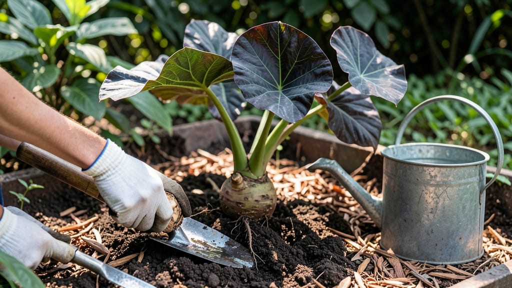 When to Plant Elephant Ear Bulbs in Georgia: Frost-Free Timeline by USDA Zone 7b-8a