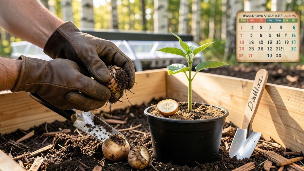 When to Plant Dahlias in Washington State: Soil Temp Triggers for Zero Bolt Risk